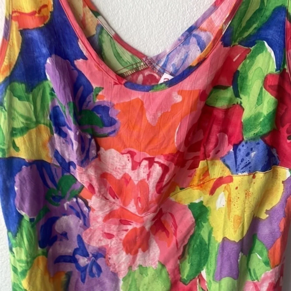 JAMS WORLD dress size Large floral happy softgirl style